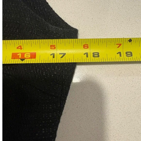 Tory Burch Black Embellished Sleeveless Shift Dress Size 6 Tweed Cotton Blend - Picture 7 of 8